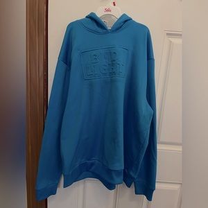 💙Men’s Size Large Bud Light Hoodie in a Turquoise colour.